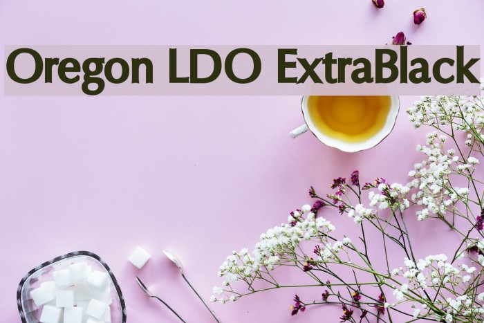 Oregon LDO ExtraBlack Example 3