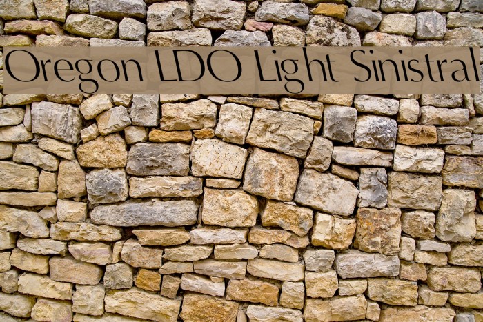 Oregon LDO Light Sinistral Example 1