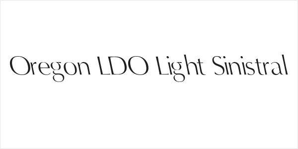 Oregon LDO Light Sinistral Logo
