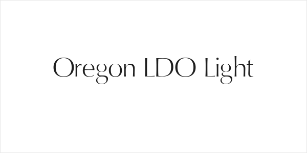 Oregon LDO Light Logo