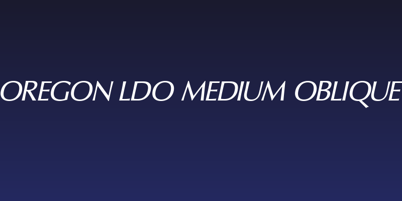 Oregon LDO Medium Oblique Social Header