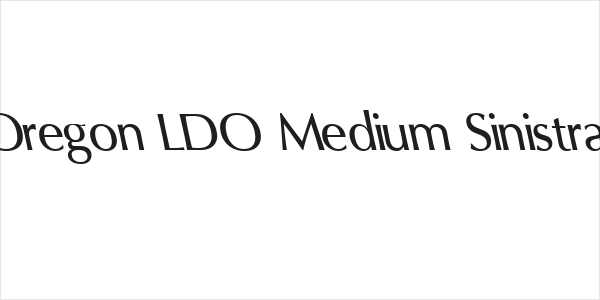 Oregon LDO Medium Sinistral Logo