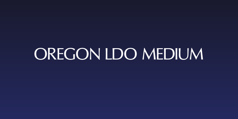 Oregon LDO Medium Social Header
