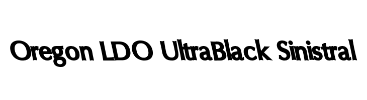 Oregon LDO UltraBlack Sinistral  les polices de caractères gratuit tlcharger