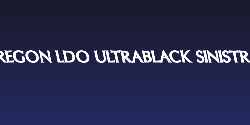 Oregon LDO UltraBlack Sinistral Social Header