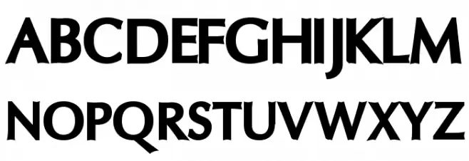 Oregon LDO UltraBlack Schriftart Groß