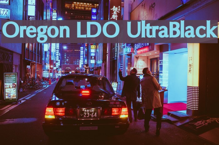 Oregon LDO UltraBlack Example 3