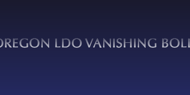 Oregon LDO Vanishing Bold Social Header