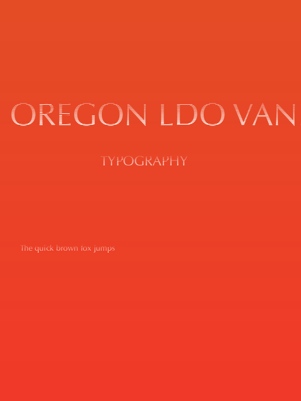 Oregon LDO Vanishing Poster