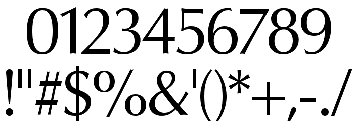 Oregon LDO Font OTHER CHARS