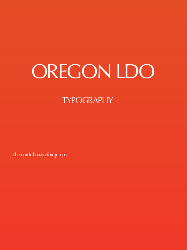 Oregon LDO Poster