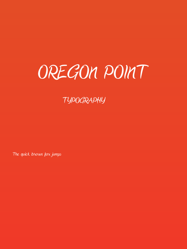 Oregon Point Poster