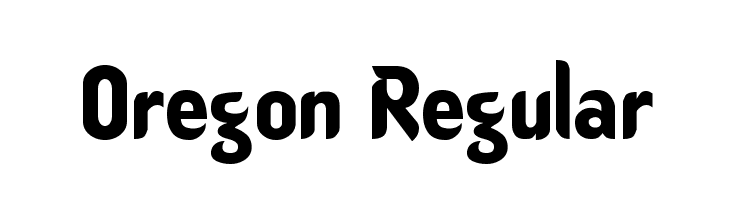 Oregon Regular Font