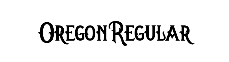 Oregon Regular  Frei Schriftart Herunterladen