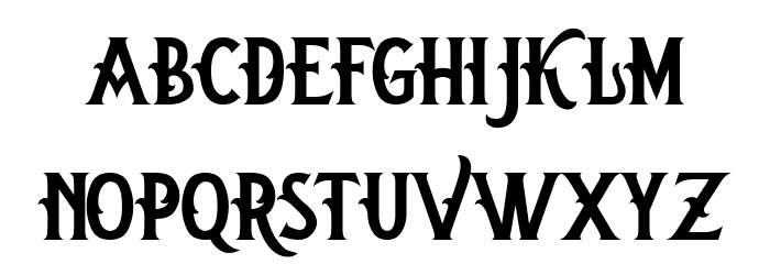 Oregon Regular Font LOWERCASE