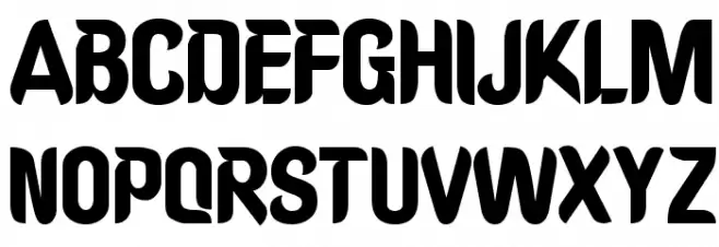 Oregon Regular Шрифта ВЕРХНИЙ