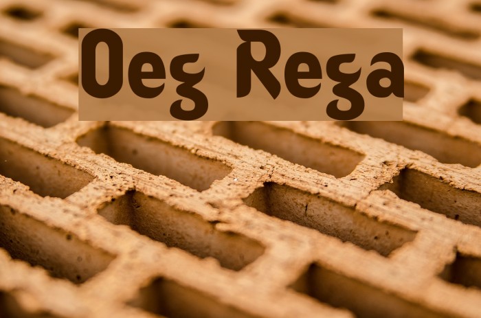 Oregon Regular Font examples