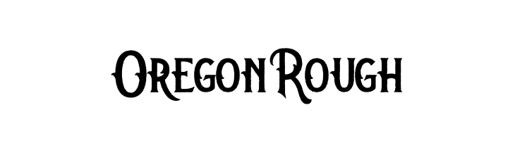 Oregon Rough Font