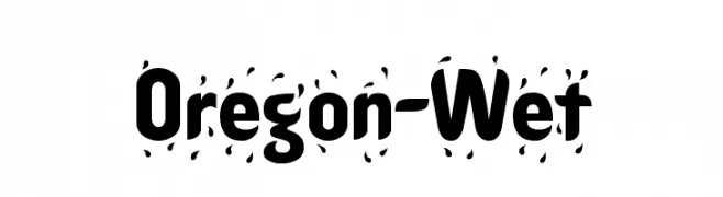 Oregon-Wet  Frei Schriftart Herunterladen
