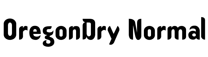 OregonDry Normal  Free Fonts Download