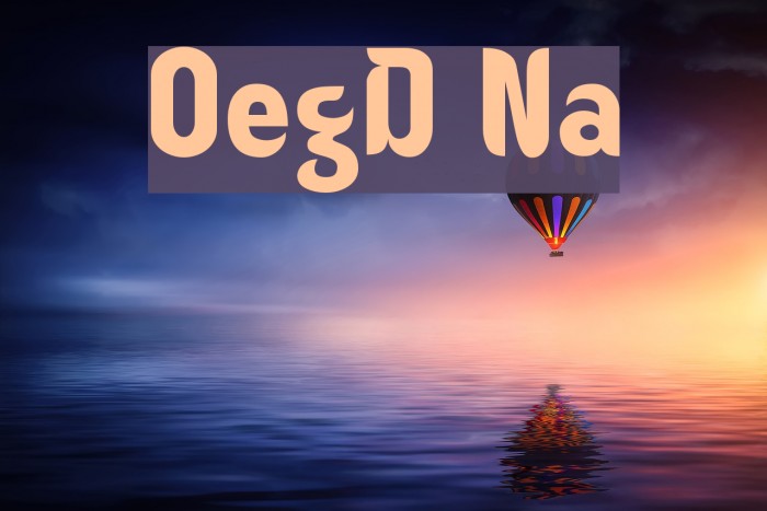 OregonDry Normal Font examples