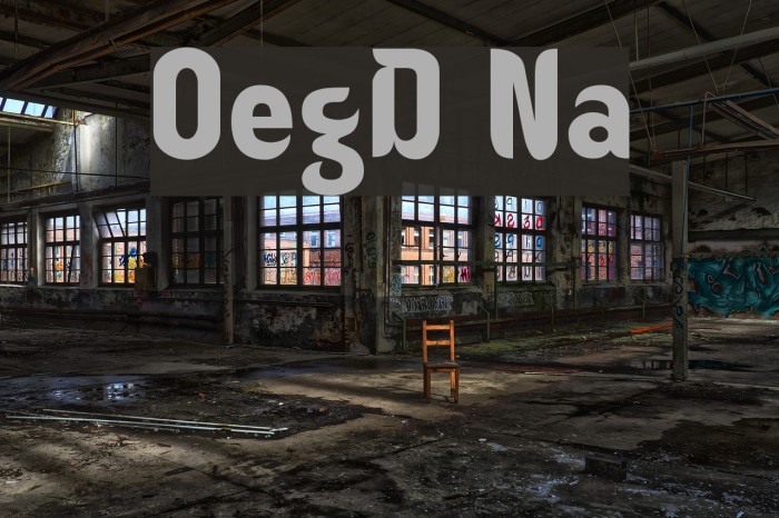 OregonDry Normal Font examples
