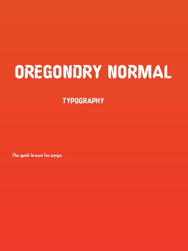 OregonDry Normal Poster