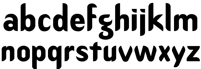 OregonDry Normal Font LOWERCASE
