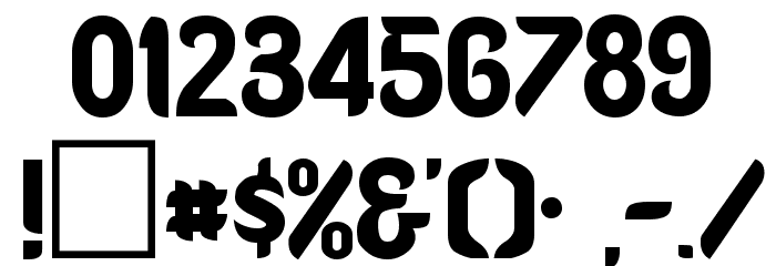 OregonDry-Plain Regular Font OTHER CHARS