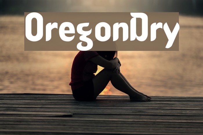 OregonDry Font examples