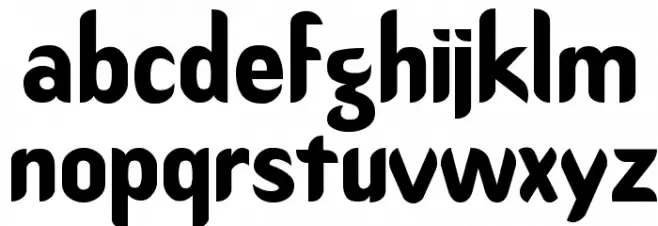 Oregon 字体 小写