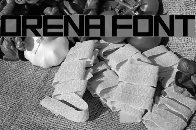 Orena Font examples