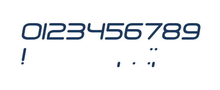 Orenburg Bold Italic Other Characters