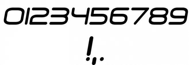 Orenburg Bold Italic Font OTHER CHARS