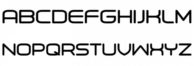 Orenburg Bold 字体 大写