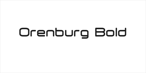 Orenburg Bold Logo