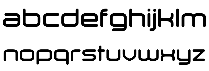 Orenburg Bold Font LOWERCASE