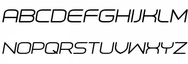 Orenburg Italic Fuentes MAYÚSCULAS
