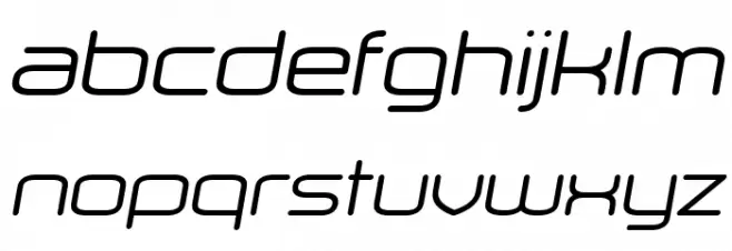 Orenburg Italic Fuentes MINÚSCULAS