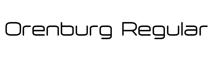 Orenburg Regular  नि: शुल्क फ़ॉन्ट्स डाउनलोड