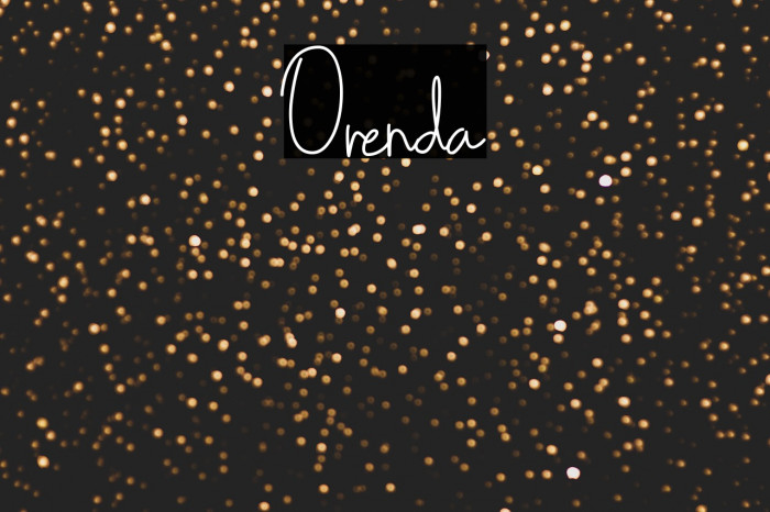 Orenda Caratteri examples