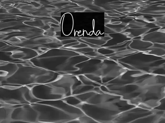 Orenda Font examples