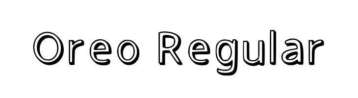 Oreo Regular  Free Fonts Download