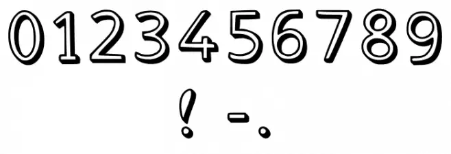 Oreo Regular Font OTHER CHARS