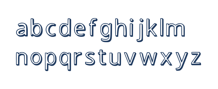 Oreo Regular Lowercase