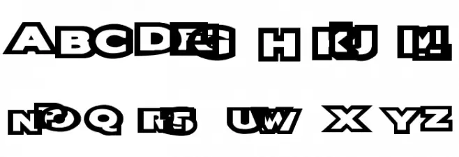 Oreos 字体 大写