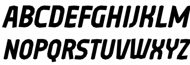 Oreta Italic Polices MAJUSCULES