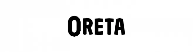 Oreta  Frei Schriftart Herunterladen