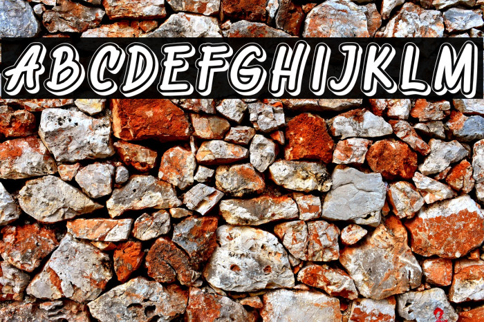 OretansShadow Font examples