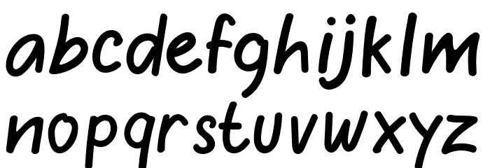 Oretans Font LOWERCASE